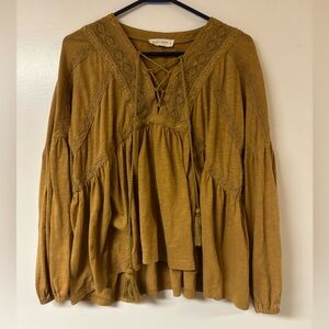 Bohemian Brown Women's Top